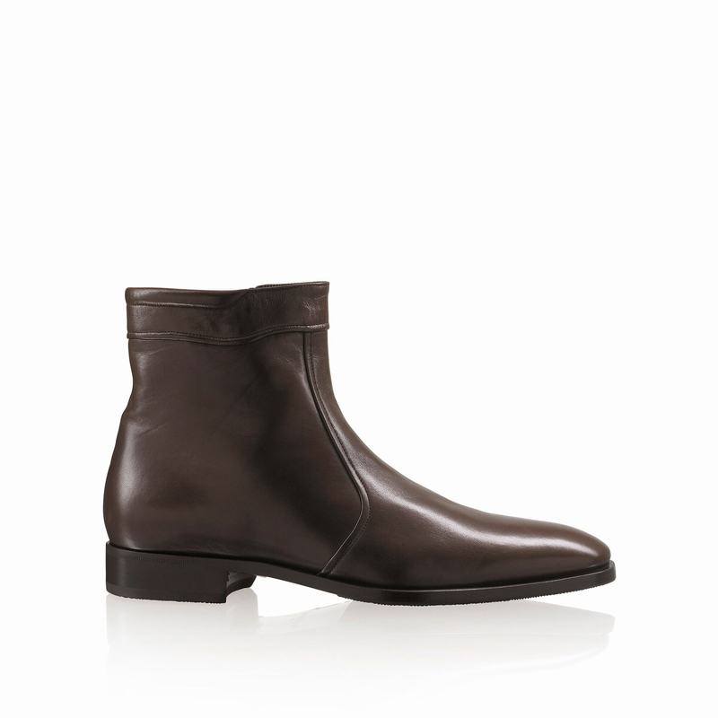 Russell & Bromley Repeat Mens Zip Boots Brown |IQG8339ZB|